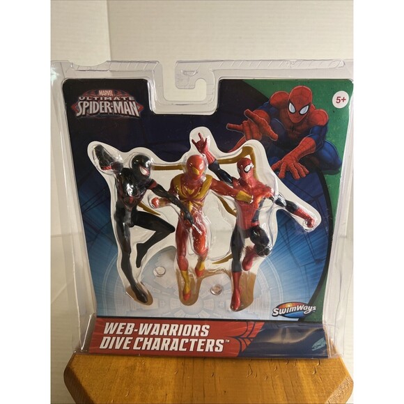 Swimways Web-Warriors Ultimate Spiderman Dive Character Figures Pool Toy Kids‎ - Picture 1 of 11